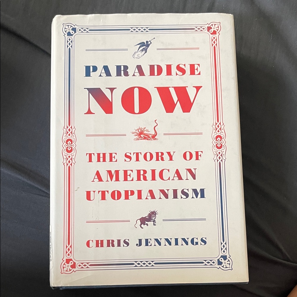 Paradise Now by Chris Jennings - White, Red & Blue Hardcover